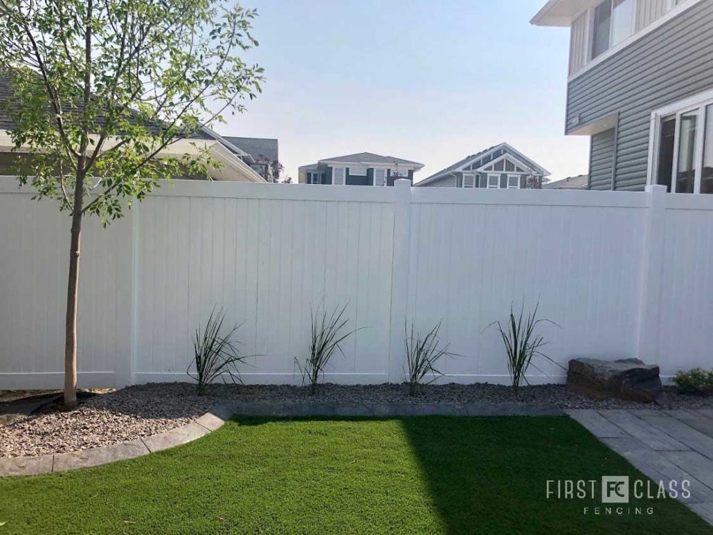 Vinyl Fence with Gates