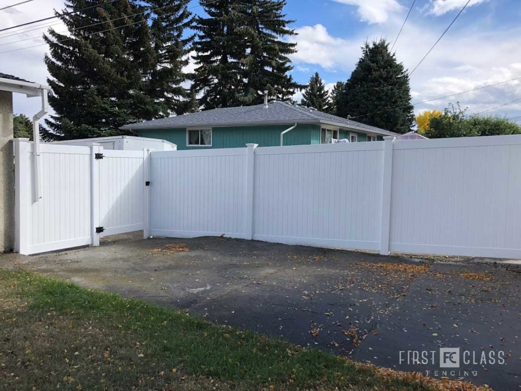 Vinyl Fence with Gates