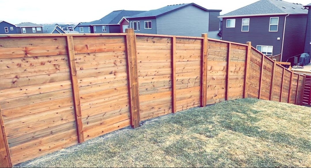 Wood fence