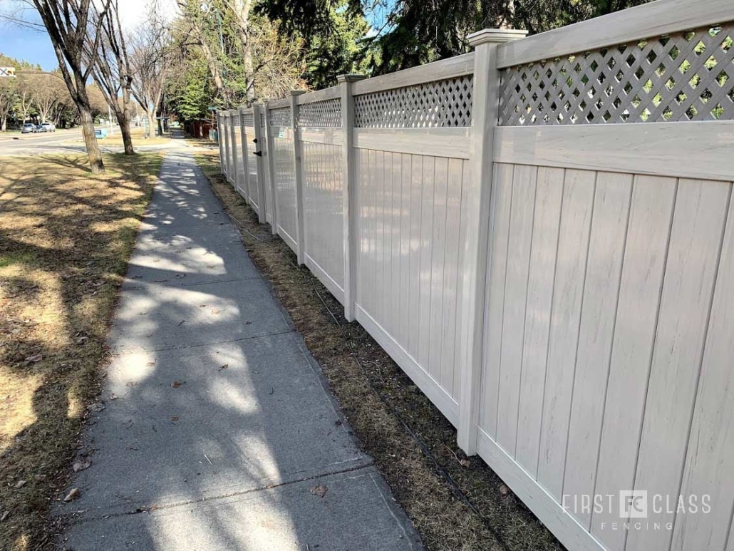 Vinyl Fence with Gates