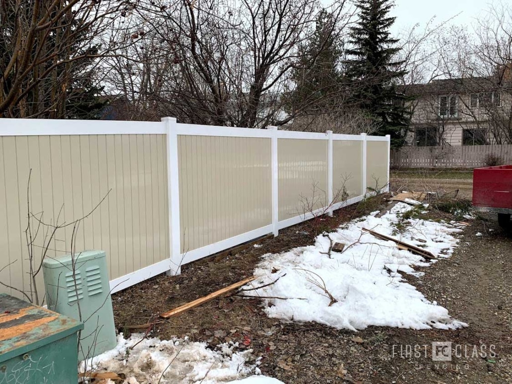 Vinyl Fence with Gates