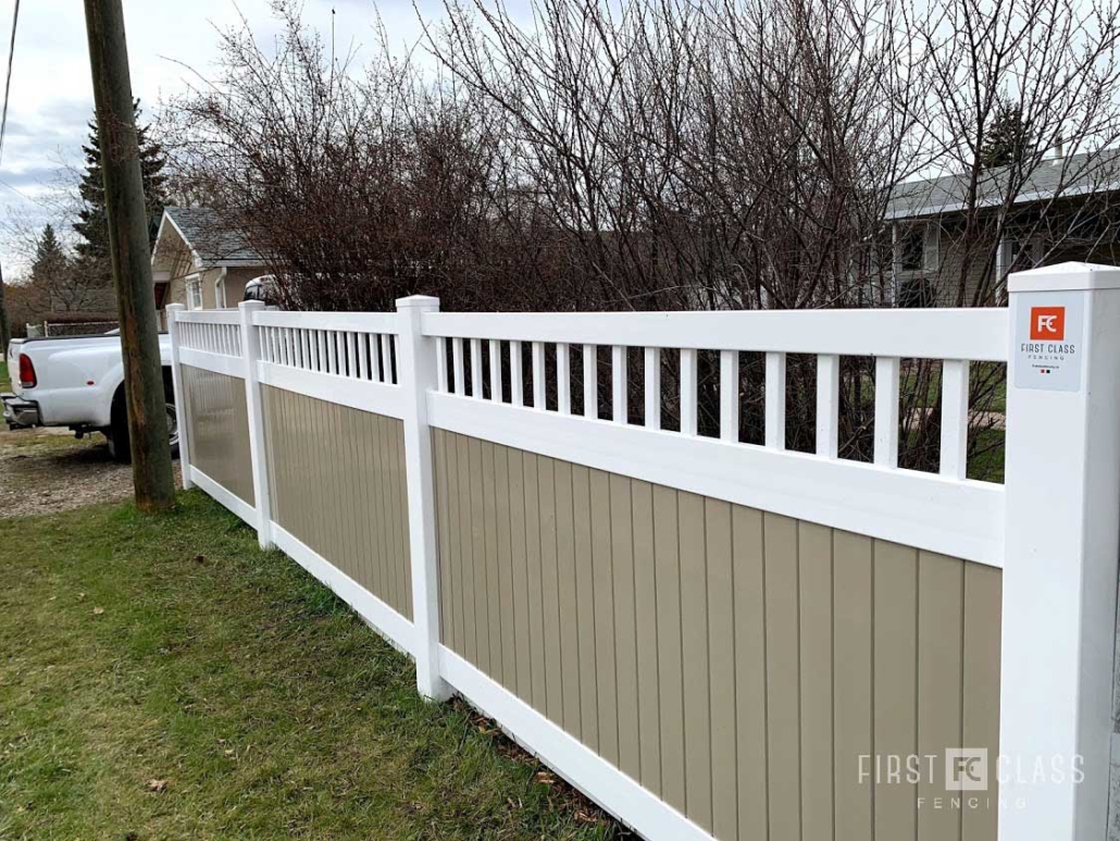 Vinyl Fence with Gates