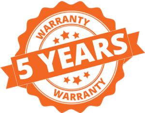 5 Years Warranty