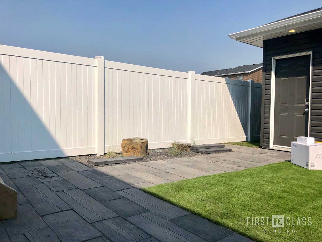 Vinyl Fencing Calgary Vinyl Fence Cost First Class Fencing