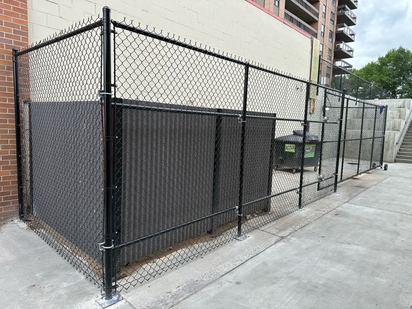 Chain link fence